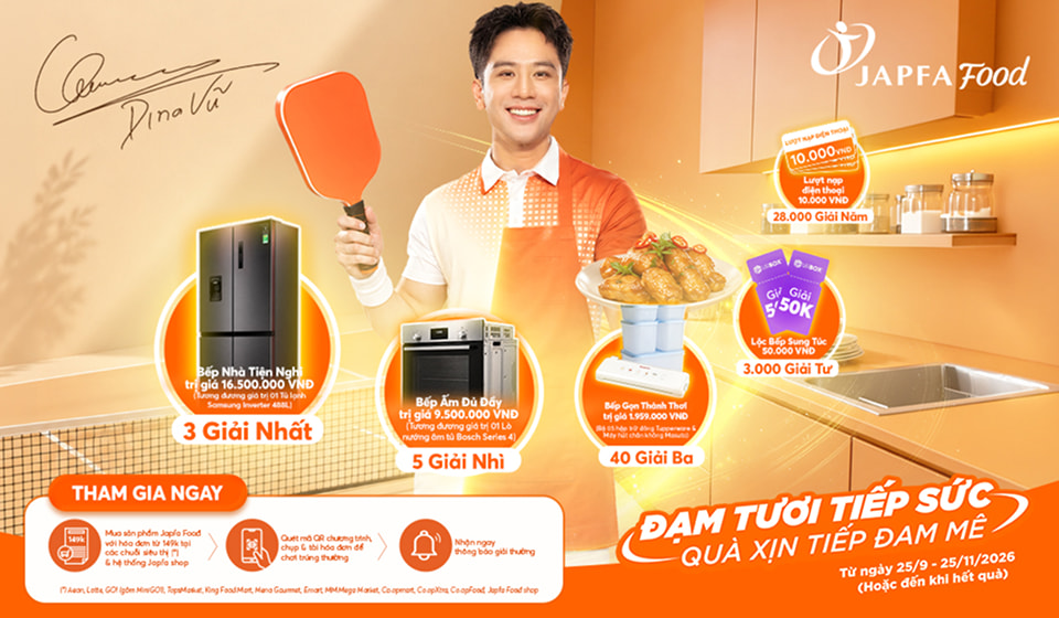 Đạm tươi tiếp sức – Quà xịn tiếp đam mê